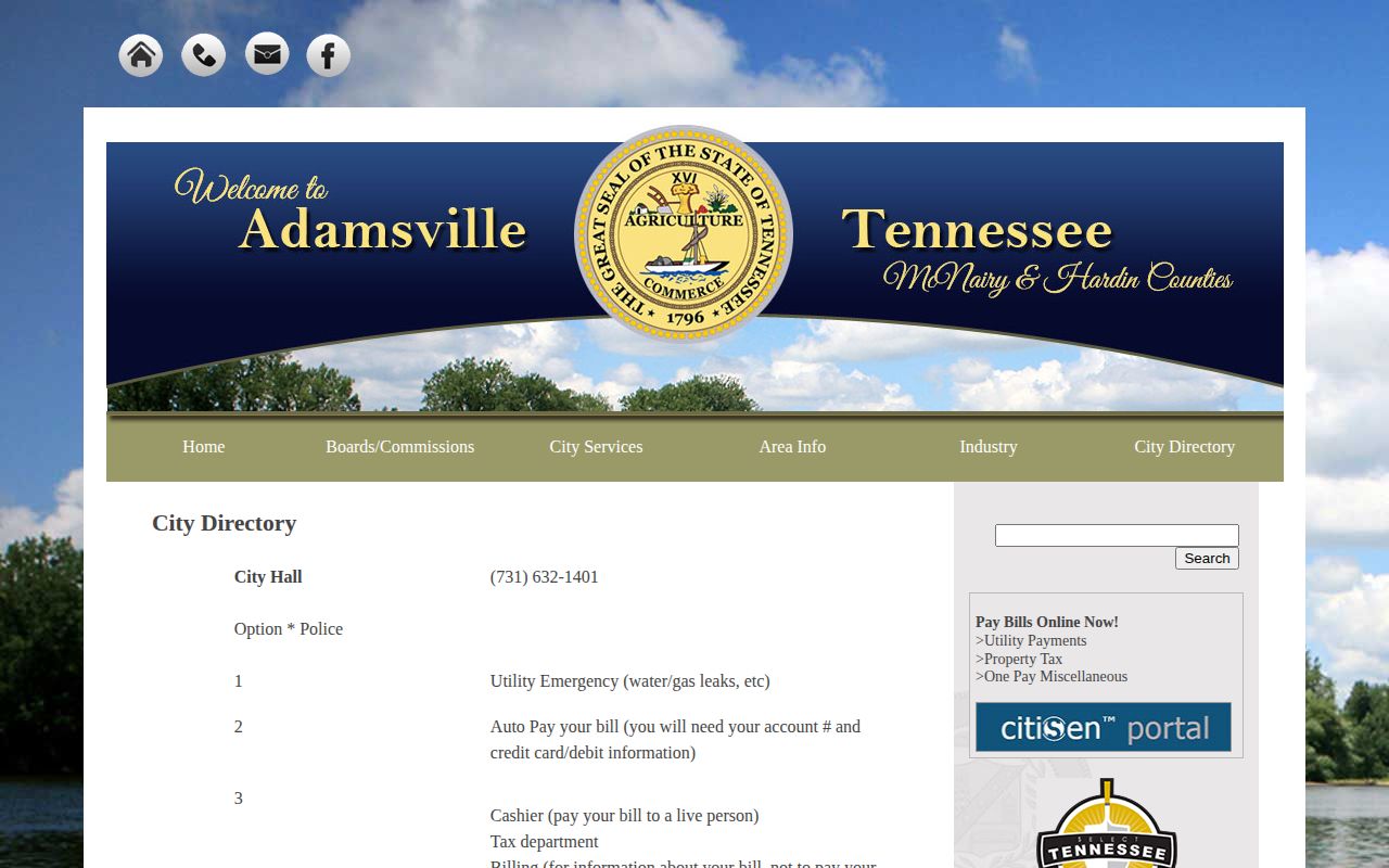 Adamsville city police directory for recent arrest records